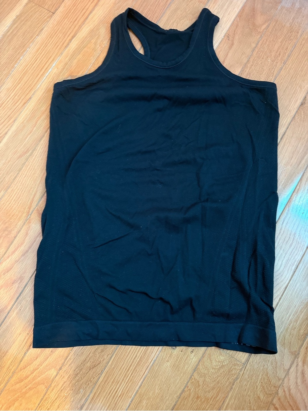 Athleta Girl Black Racerback Tank Top